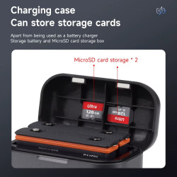 Chargeur de batterie rapide pour Insta360 X3 + 2 Batteries, Prix Maroc