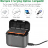Chargeur de batterie rapide pour Insta360 X3 + 2 Batteries, Prix Maroc