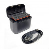 Chargeur de batterie rapide pour Insta360 X3 + 2 Batteries, Prix Maroc