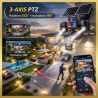 Camera 4G Solaire 20 MP 4 Objectifs avec Zoom Optique X18 - au Maroc