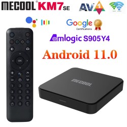 Mecool KM7 SE Boîtier TV Android 2GB/32G + 1 ans IP-TV 4K UHD au Maroc