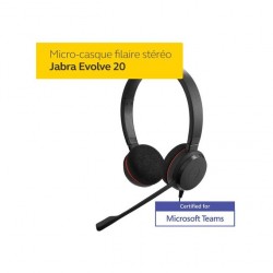 Casque jabra evolve 20 - Jabra evolve 20 bon prix au Maroc