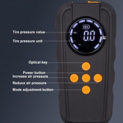 HiMK Chargeur de batterie Booster, Démarreur portable et Gonfleur au Maroc