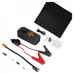 HiMK Chargeur de batterie Booster, Démarreur portable et Gonfleur au Maroc