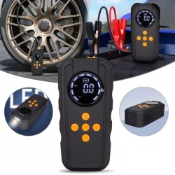 HiMK Chargeur de batterie Booster, Démarreur portable et Gonfleur au Maroc