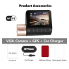 Caméra de voiture Dash Cam 2K QUAD HD avec caméras avant Wi-Fi - Maroc