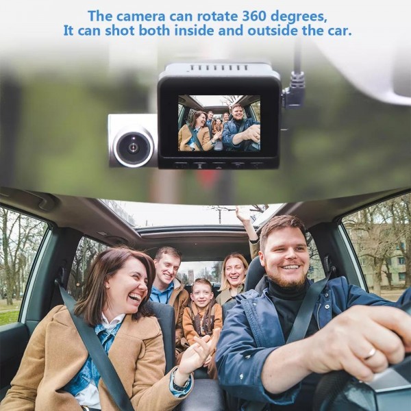 Caméra de voiture Dash Cam 2K QUAD HD avec caméras avant Wi-Fi - Maroc