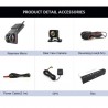 Caméra de voiture Dash Cam 4G LTE double Lentilles + suivi GPS - Maroc