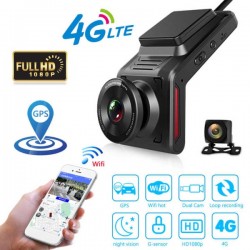 Caméra de voiture Dash Cam 4G LTE double Lentilles + suivi GPS - Maroc