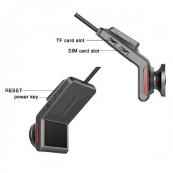 Caméra de voiture Dash Cam 4G LTE double Lentilles + suivi GPS - Maroc