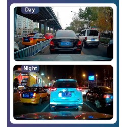 Caméra de voiture Dash Cam 2K QUAD HD avec caméras avant Wi-Fi - Maroc