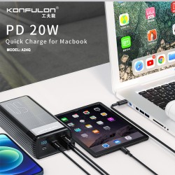 Power Bank Konfulon 50000mAh Fast Charge 22.5W au Maroc