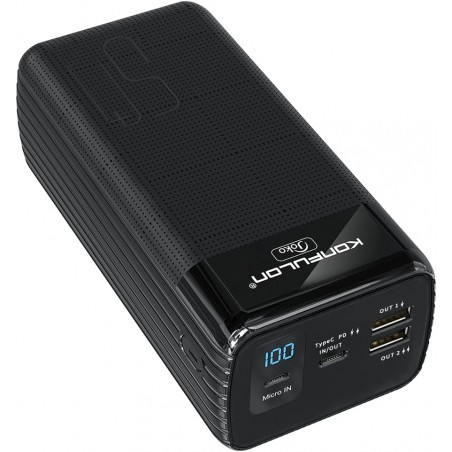 Power Bank Konfulon 50000mAh Fast Charge 22.5W au Maroc