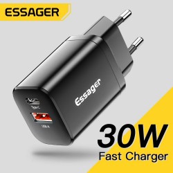 Essager – chargeur rapide USB type-c 30W QC PD 3.0 au Maroc