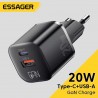 Essager Chargeur 20W GaN USB Type-C, Charge Rapide PD au Maroc