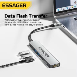 Essager Hub USB C Adapteur 7-en-1 au Maroc