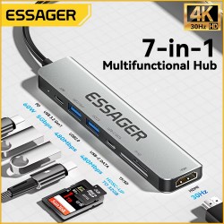Essager Hub USB C Adapteur 7-en-1 au Maroc