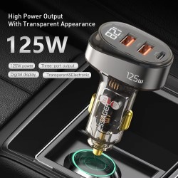 Essager Chargeur Allume Cigare avec Charge Rapide 125W USB C - Maroc
