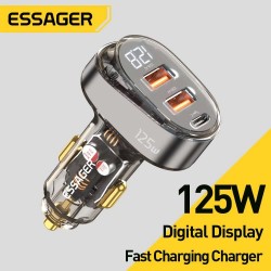 Essager Chargeur Allume Cigare avec Charge Rapide 125W USB C - Maroc