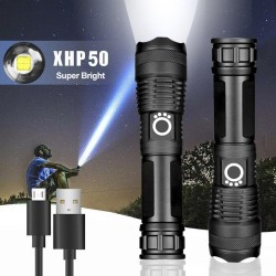 TORCHE LED P50 90000 lumens - torche étanche Puissante au Maroc