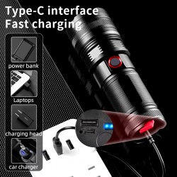 TORCHE LED tactique 2000m, Lampe de poche LED puissante au Maroc