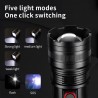 TORCHE LED tactique 2000m, Lampe de poche LED puissante au Maroc
