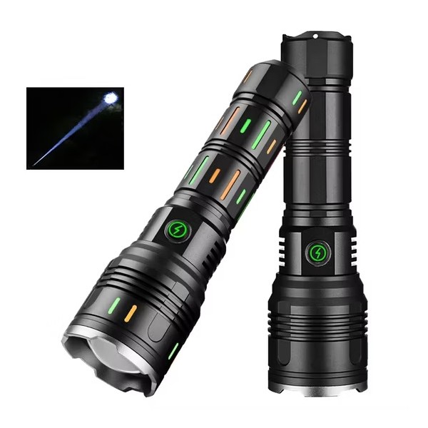 Torche LED Ultra Puissante, YM-G66Y Lampe de poche LED Télescopique au Maroc
