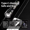 Torche LED Ultra Puissante, YM-G66Y Lampe de poche LED Télescopique au Maroc