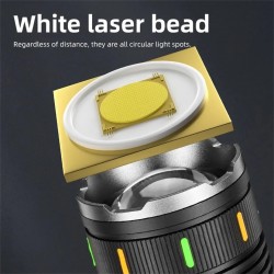 Torche LED Ultra Puissante, YM-G66Y Lampe de poche LED Télescopique au Maroc