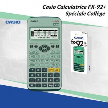 Casio Calculatrice FX-92+ Spéciale Collège Prix Maroc