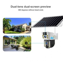 Camera solaire 4G - double Lens 10 MP - au Maroc