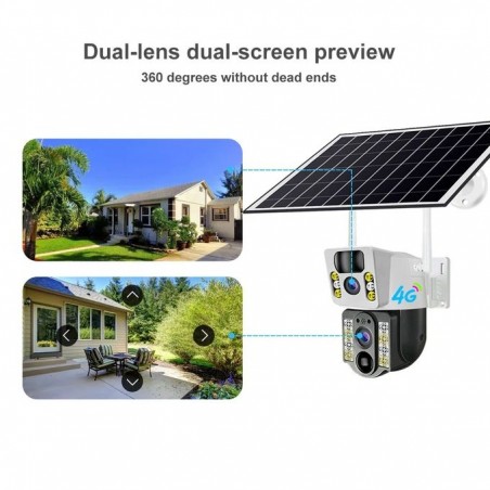 Camera solaire 4G - double Lens 10 MP - au Maroc