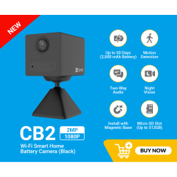 Mini Caméra EZVIZ CB2 IP Wi-Fi Batterie Longue durée 50jrs au Maroc