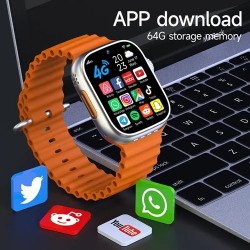 Smart Watch 4G Wi-Fi 64Go Android - Double Caméra Prix Maroc