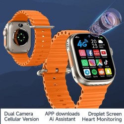 Smart Watch 4G Wi-Fi 64Go - Ram 4Go Android - Double Caméra Prix Maroc