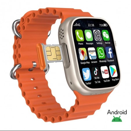 Smart Watch 4G Wi-Fi 64Go Android - Double Caméra Prix Maroc Smart Watch 4G Wi-Fi 64Go Android - Double Caméra Prix Maroc