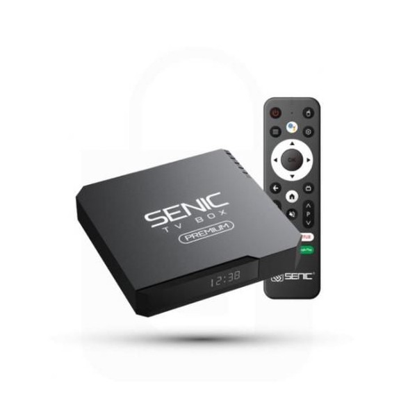Senic SC-300 Tv Box Android avec 1 Ans IP-TV 4K UHD gratuit au Maroc