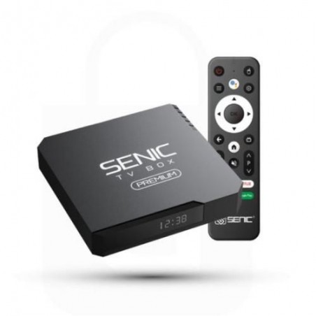 Senic SC-300 Tv Box Android avec 1 Ans IP-TV 4K UHD gratuit au Maroc