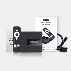 Mecool KM7 Boîtier TV Box Android 2GB/16G + 1 ans IP-TV 4K UHD au Maroc