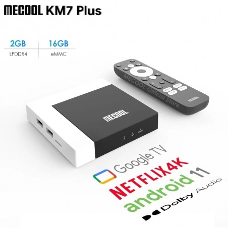 Mecool KM7 Plus TV Box Android 2GB/16G - Google TV au Maroc