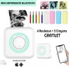Mini imprimante Thermique Portable sans Fil Bluetooth au Maroc
