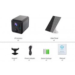 Mini camera 4G Solaire Full HD très longue autonomie au Maroc