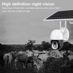 Caméra de Surveillance Solaire 4G LTE FULL HD 1080P 5 MP - Prix Maroc