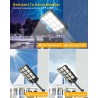 Lampadaire solaire extérieur 1200W - 240000 Lumens - Prix Maroc