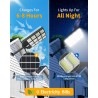 Lampadaire solaire extérieur 1200W - 240000 Lumens - Prix Maroc