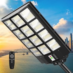 Lampadaire solaire extérieur 1200W - 240000 Lumens - Prix Maroc