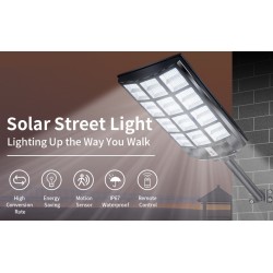 Lampadaire solaire extérieur 1200W - 240000 Lumens - Prix Maroc