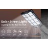 Lampadaire solaire extérieur 1200W - 240000 Lumens - Prix Maroc