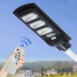 Lampadaire solaire LED extérieur 300W - 30000 Lumens - Prix Maroc