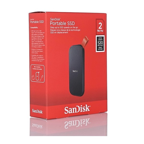 Sandisk Disque Dur externe SSD Portable 2TB/To vitesse Rapide au Maroc